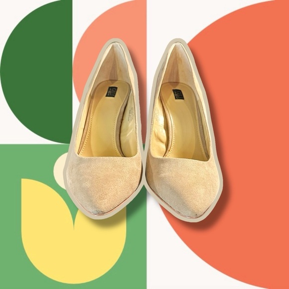 NWOT G.I.L.I. ‘Novelty Jill’ Pointed-Toe Pumps in “Mink Microsuede” Size 11 - Picture 2 of 13